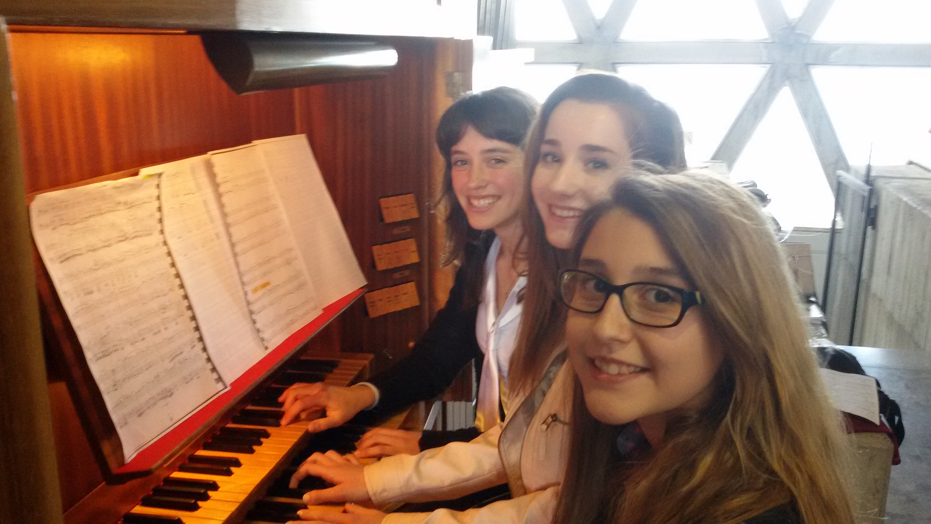 Maggio Musicale a Montegrisa - 24/05/2015 - Allievi del Conservatorio Tartini - da sx: Marta Bonetti, Francesca Pettirosso, Veronica Chiodi